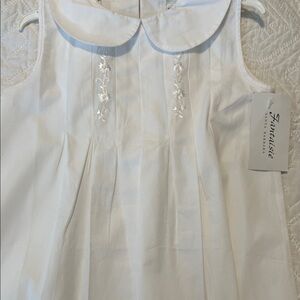 White Embroidered Dress
